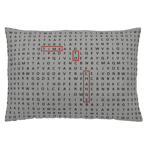 Funda de cojín Naturals Scrabble (50 x 30 cm)